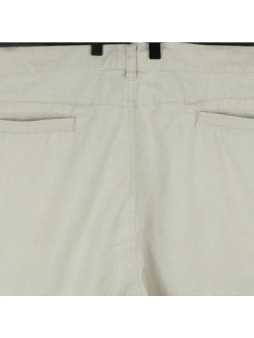 Paradise Collection Men's Size 42 Cream Linen Blend Breathable Cargo Shorts
